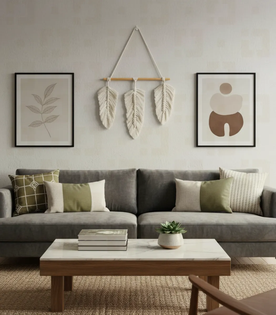 أوراق شجر مكرمية