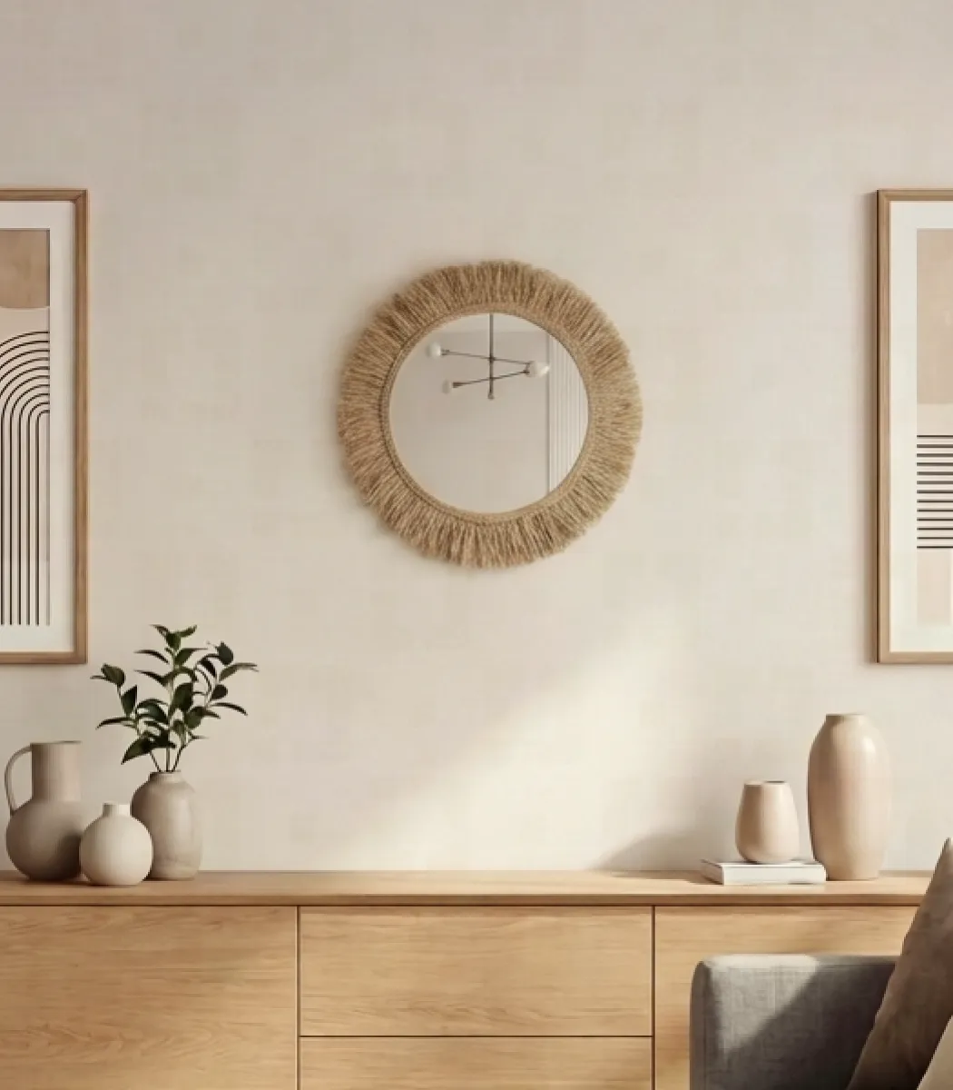 Macrame Mirror-01-IBTK5050BWWDMM000014