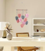 Macrame wall hanging Leaves-01-IBT4090MSMMW000071