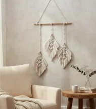 Macrame wall hanging Leaves-01-IBT4595WSMMW000040