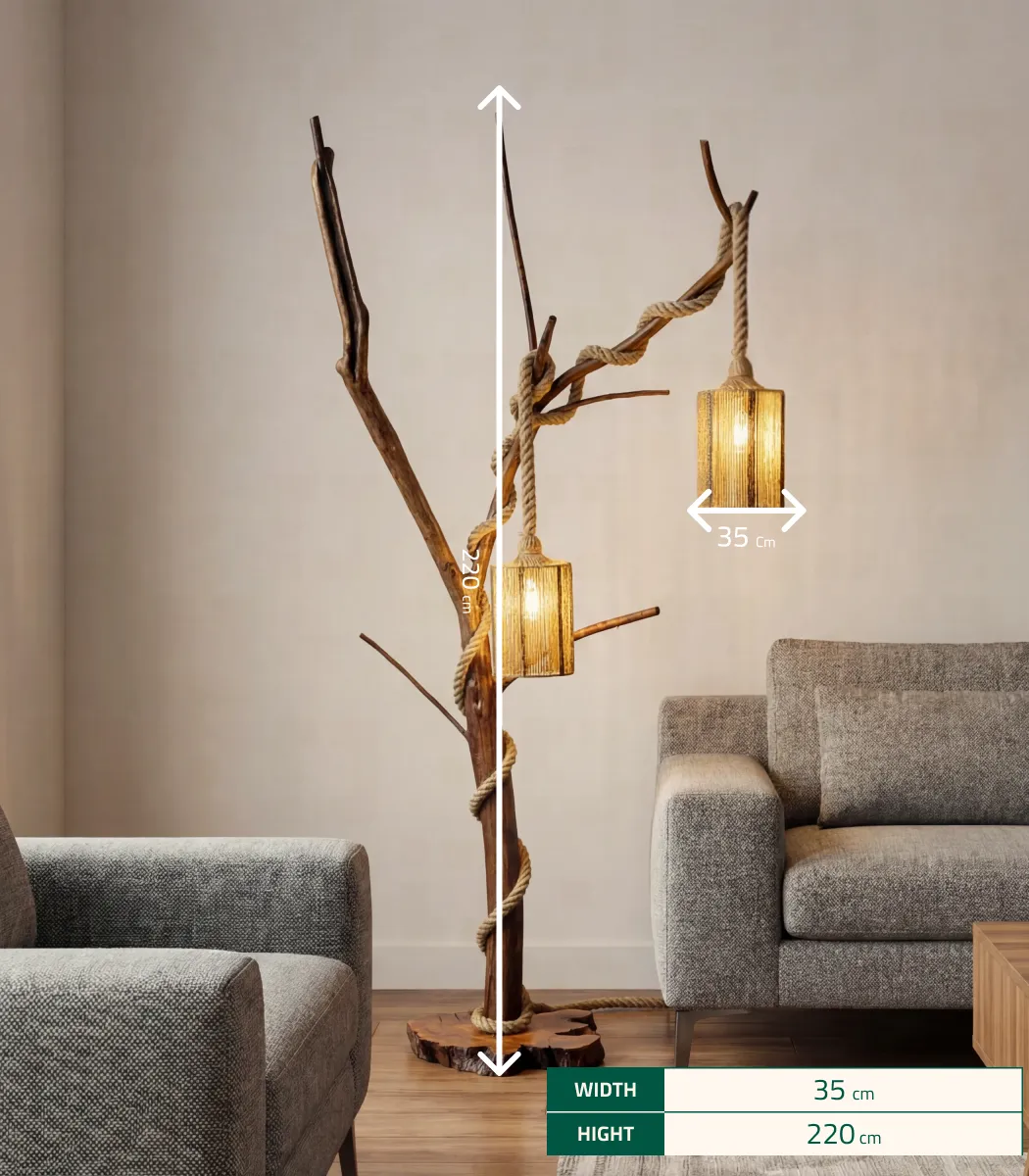 Makrami Floor Lamp-03-IBTK20035BBLM000012