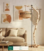 Makrami Floor Lamp-03-IBTK22035BBLM000004