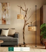 Makrami Floor Lamp-04-IBTK20035BBLM000003