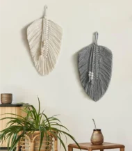 Leaf Feather Wall Hanging-01-IBTK5525OCLR000115