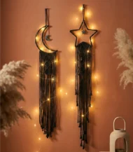 Macrame Moon and Star 2 Pcs-01-IBTB08QHSBFVK3