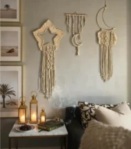 Macrame Moon and Star 3 Pcs-02-IBTK10050MHWDH000117