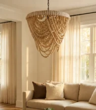 Wooden Bead Pendant Lamp-01-IBTK6050OCLW000003