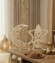 Macrame Moon and Star 2 Pcs-02-IBTA4025MWWM000001