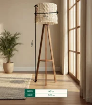 Makrami Floor Lamp-03-IBTW12040OWLM000002