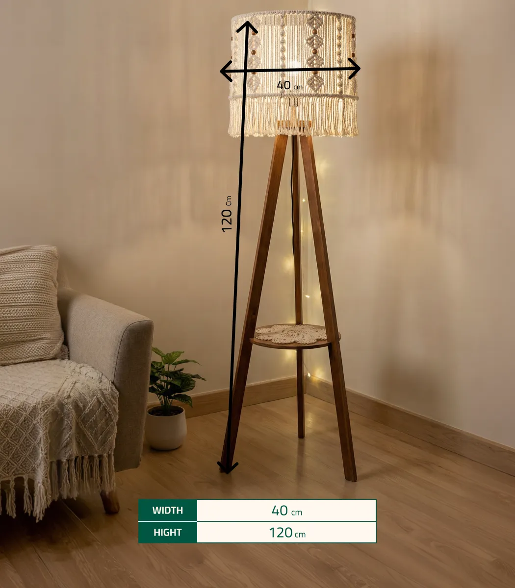 Makrami Floor Lamp-03-IBTW12040OWLM000003