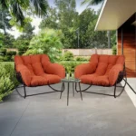 Rocking chair set and 1 table