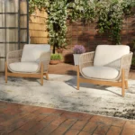 2 outdoor chairs