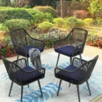 4 outdoor chairs