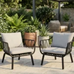 2 outdoor chairs