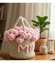 Bouquet blanket with basket-02-IBTK100100PKB000021