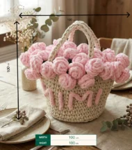 Bouquet blanket with basket-03-IBTK100100PKB000021