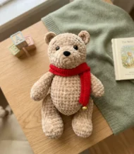 Cinnamon the bear with a scarf-01-IBTC33MCC000005