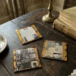 Vintage Photo Coaster Set