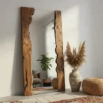 wooden mirror