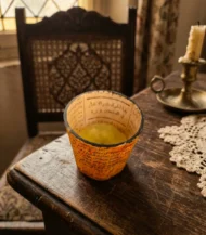 Calligraphy Candle cup