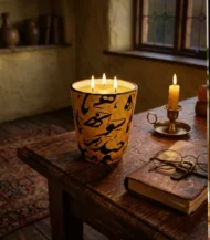 Calligraphy Candle cup - Image 2