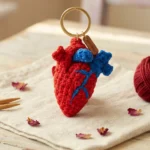 crochet heart 3d