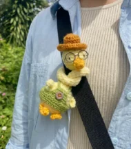 duck with hat long neck