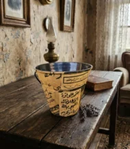 Decoupage Bucket Planter