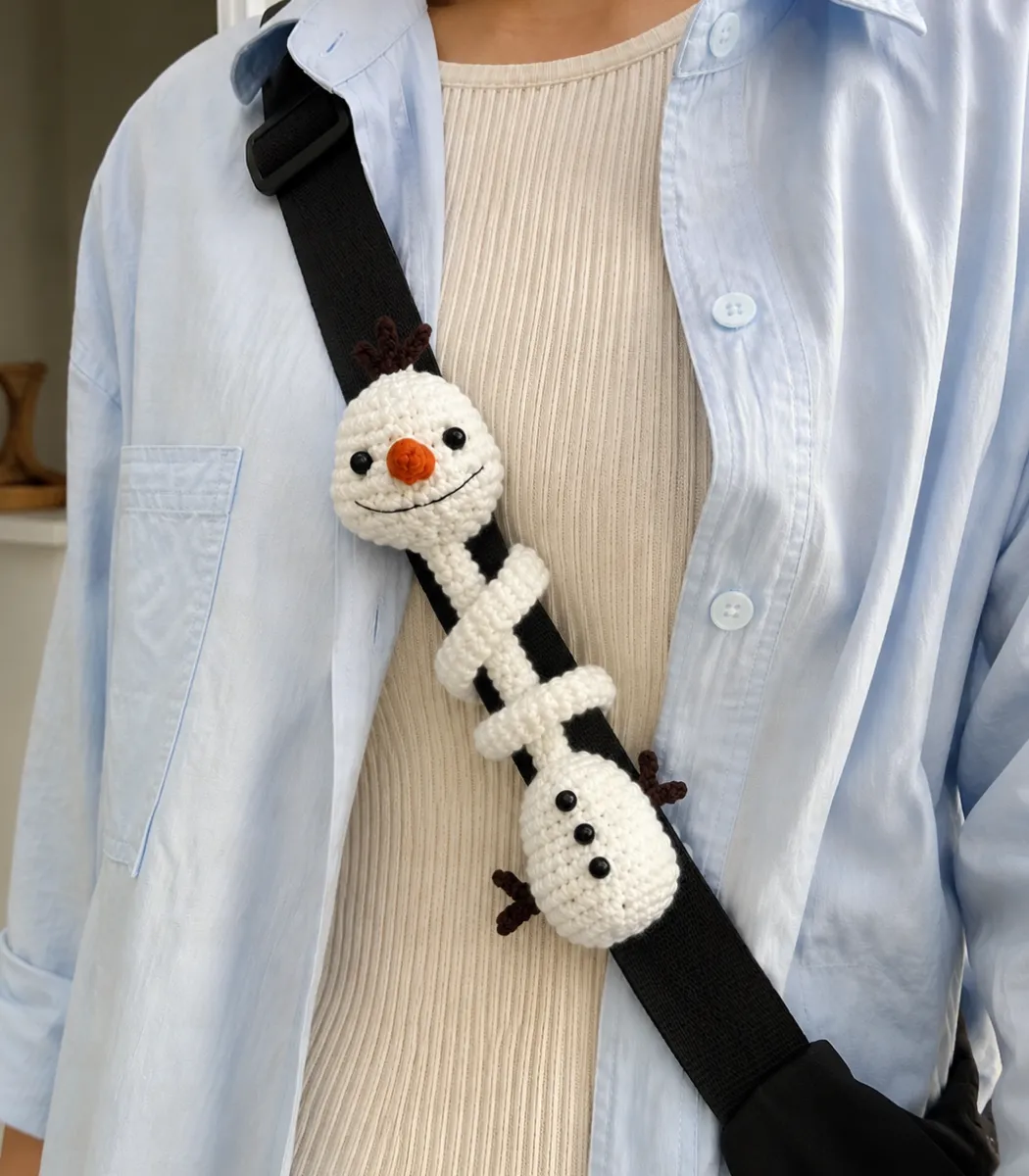 snowman long neck -01-IBTLN191 snowman long neck - Image 1