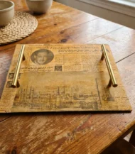 Decoupage Serving Tray