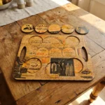 Decoupage Serving Tray with costers