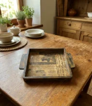 Decoupage Serving Tray