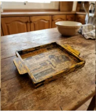 Decoupage Serving Tray