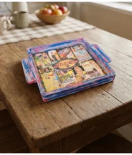 Decoupage Serving Tray