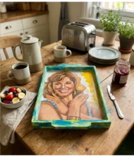 Retro Portrait Tray