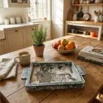 Decoupage Serving Tray