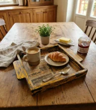 Decoupage Serving Tray - Image 2