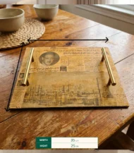 Decoupage Serving Tray - Image 3