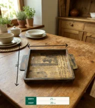 Decoupage Serving Tray - Image 3