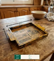 Decoupage Serving Tray - Image 3