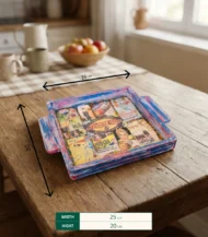 Decoupage Serving Tray - Image 3
