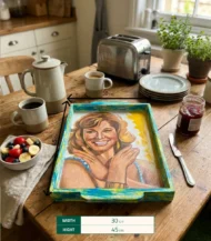 Retro Portrait Tray - Image 3