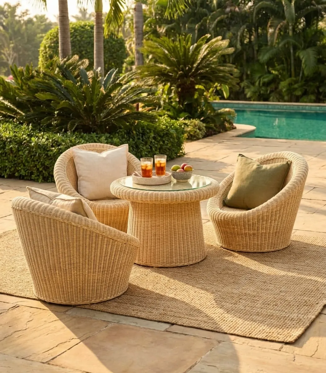 3 chair and 1 table set-01-IBTABA3000017 طقم 3 كراسي و 1 ترابيزه - الصورة 1