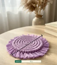 ⁦قاعدة أكواب كروشيه⁩ - الصورة ⁦3⁩