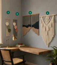 Macrame set (3 pieces)
