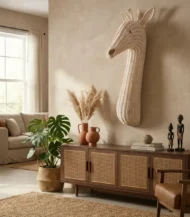 ⁦وحدة ديكور رأس غزال مضيئة⁩ - الصورة ⁦2⁩