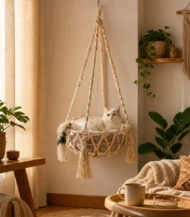 Macrame Cat Bed