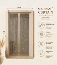 ⁦Macrame Curtain⁩ - الصورة ⁦3⁩