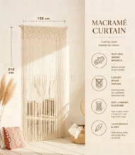 Macrame Curtain - Image 3