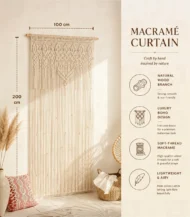 Macrame Curtain - Image 4